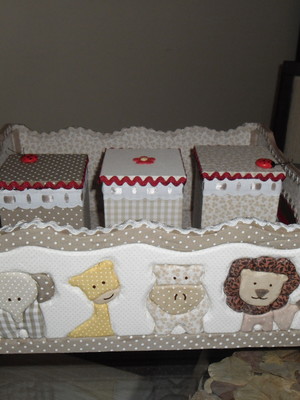 Kit higiene menina patchwork