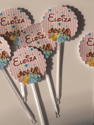 Toppers para docinho 4x4as princesas