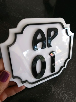 Placa para portas