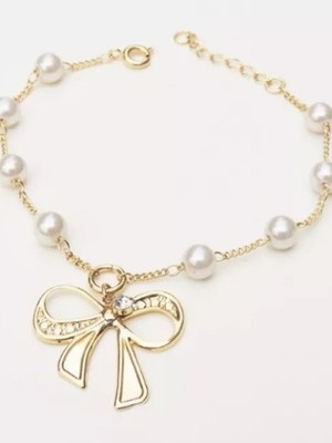 Pulseira com perolas