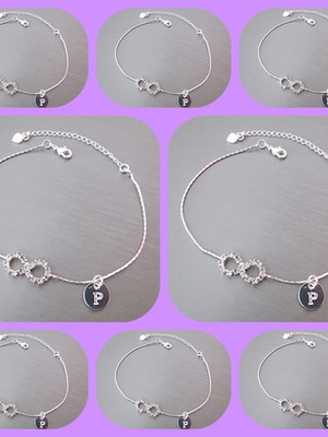 Kit 8 pulseira com inicial