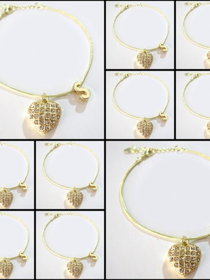 Kit 18 pulseira com inicial