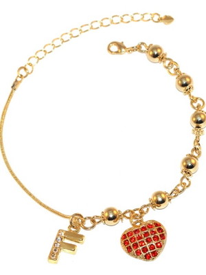 Pulseira com iniciais
