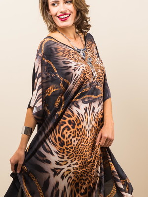 Kaftan longo onça