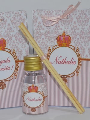 Lembrancinha aromatizador com sacolinha