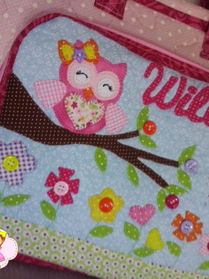 Bolsa para notebook corujinha