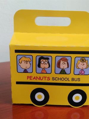 Caixa onibus snoopy