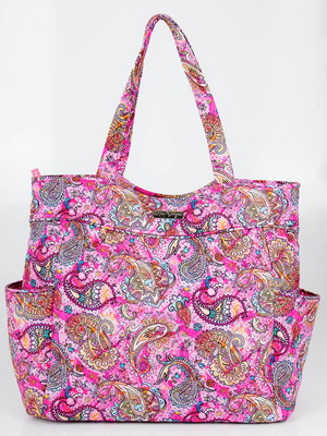 Bolsa grande passeio rosa shivah