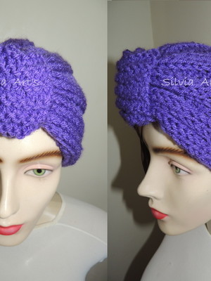 Turbante de tricô