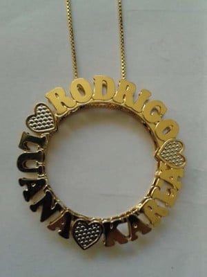 Colar mandala personalizada md01