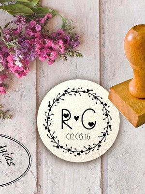Carimbo personalizado casamento