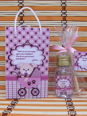 Aromatizador com sacolinha lembrancinha