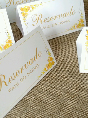 Placa reservado