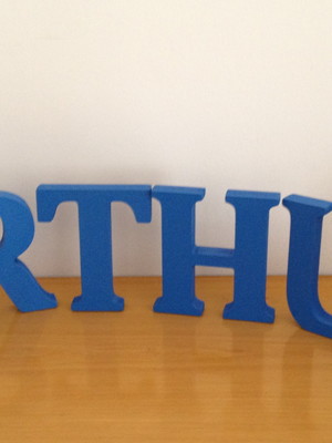 Letras em madeira mdf