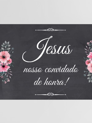 Plaquinha de casamento chalckboard