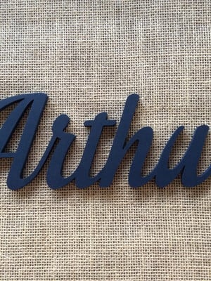 Letras decorativas nomes de parede
