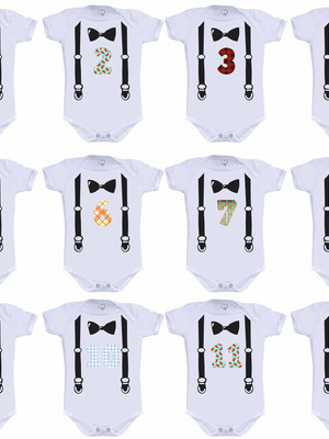 Kit mesversário gravata