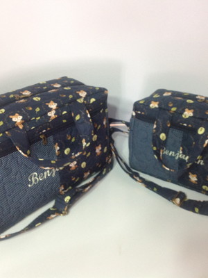 Jogo 2 bolsas maternidade g e m