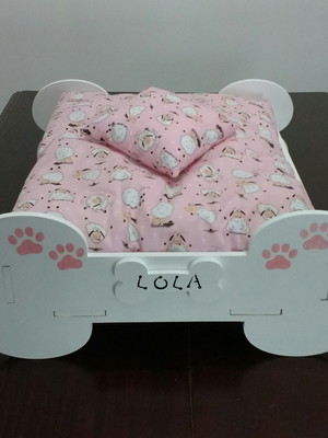 Cama reforçada para cachorro personalizada