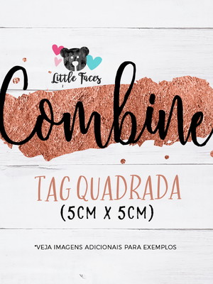 Tag lembrancinha combinando c/ convite