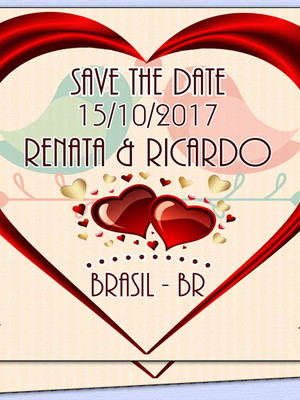 Convite save the date - digital