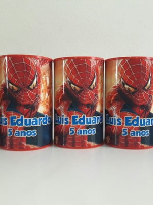 Cofrinho homem aranha
