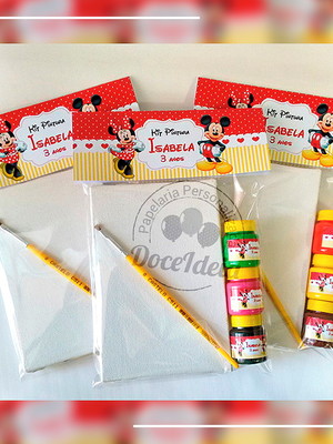Kit pintura - minnie e mickey