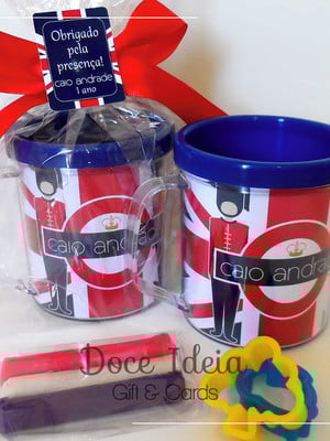 Caneca com kit massinha - londres