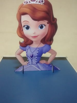 Display de mesa princesa sofia