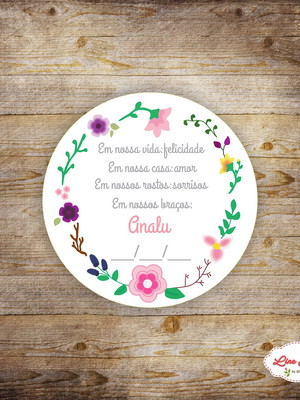 Tag agradecimento maternidade
