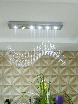 Lustre de cristal 20x60x100 frete gráti