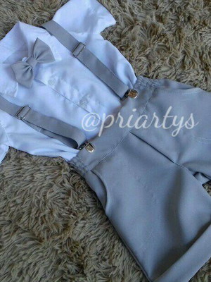 Roupa pajem / casamento / batizado tam 1 2