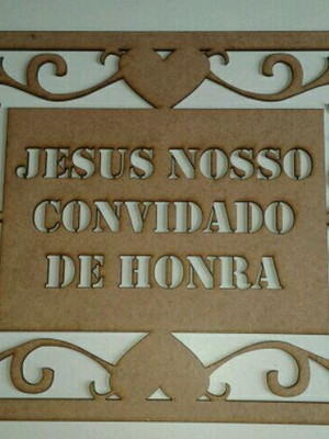 Placas para casamento em mdf cru