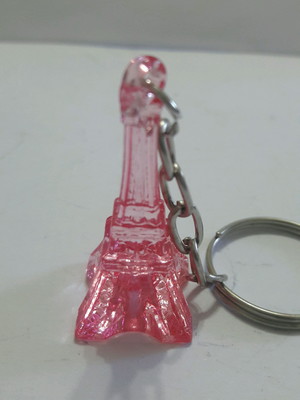 25 chaveiro torre eiffel com tag personalizada