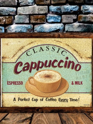 Quadro vintage cappuccino