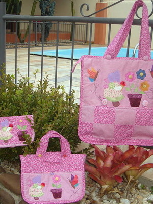 Conjunto de bolsas e carteira