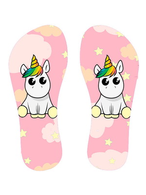 Chinelo unicórnio