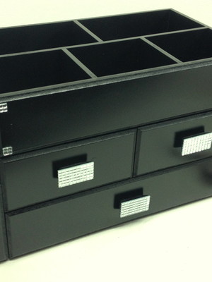 Organizador de maquiagem black