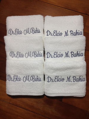Toalhas personalizadas para dentistas e médicos