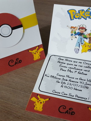Convite pokémon