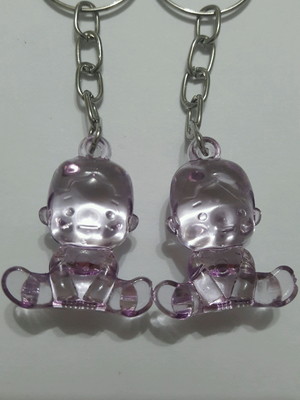 25 chaveiro bebê sentado com tag personalizada