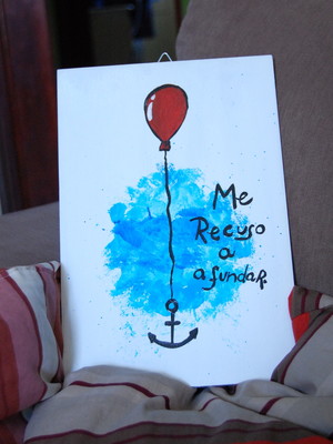 Quadro com frase