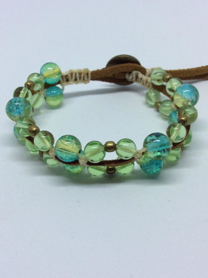 Pulseira de murano irisado