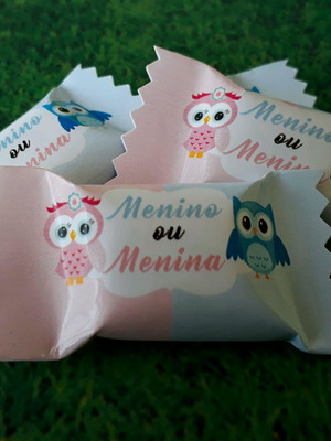 Balas personalizadas chá revelação