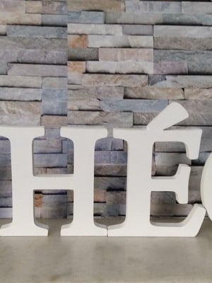Letras decorativas de mdf