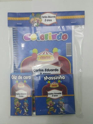Kit de colorir patati patata com massinha