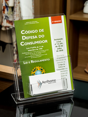 Porta folder a5 vertical e porta cartão