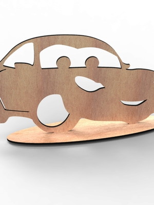 Carros disney 36 pças sally + relampago
