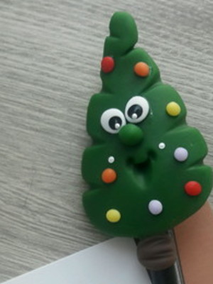 Lapis com ponteiras arvore de natal brinde para 20 unidades