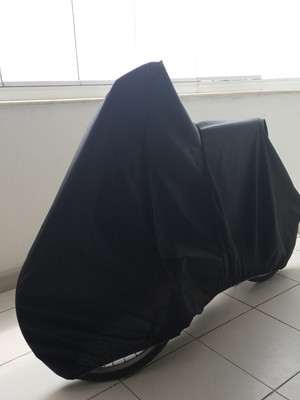 Capa para bicicleta com elástico